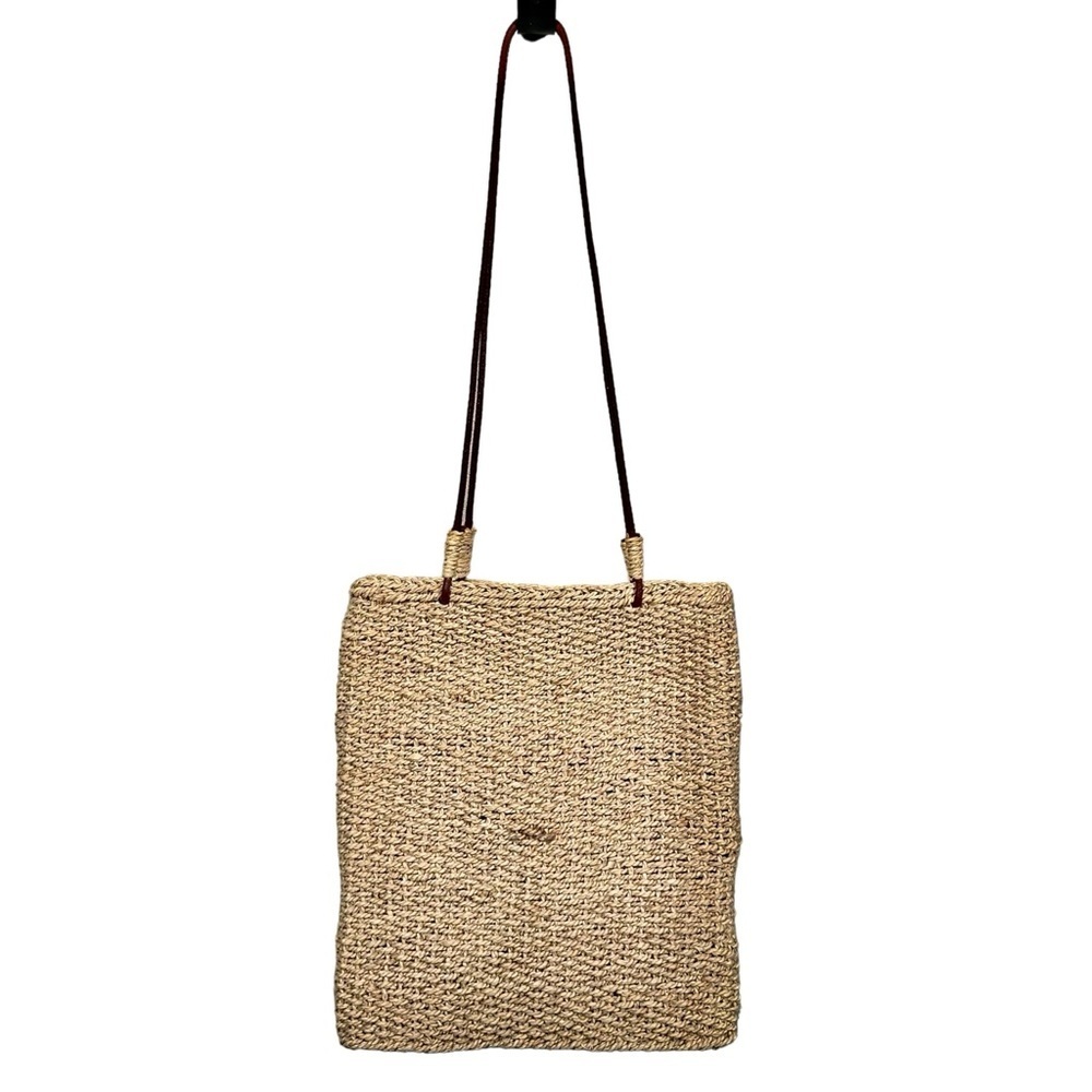 SAN DIEGO HAT CO Woven Straw Boho Crossbody Tote Bag - Picture 10 of 10